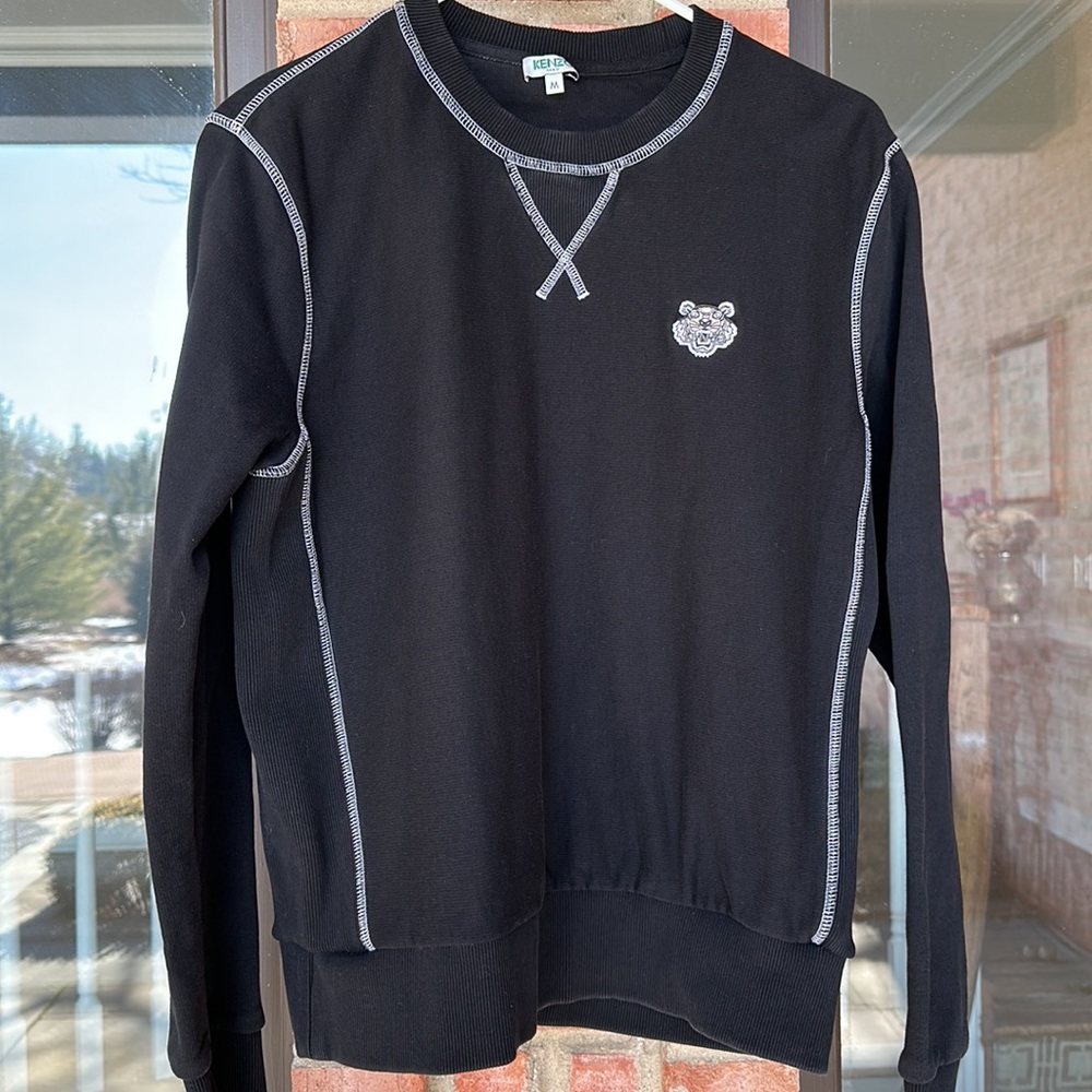 Worn Twice BLACK KENZO CREW SWEATSHIRT